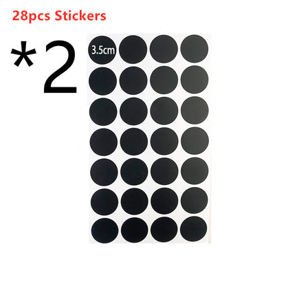 Circular Label Can Be Repeated Erasable Pvc Circular Blackboard Sticker Label