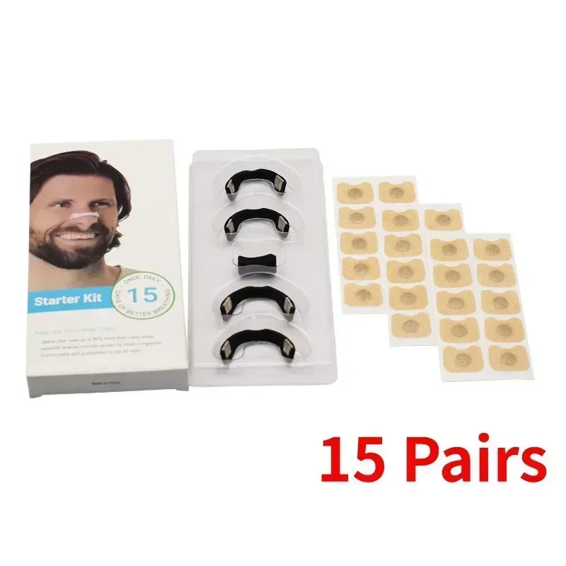 Sport Nasal Dilator Sleep Nasal Breathing Dilators Starter Kit Nose Breathe Strips Magnetic Nasal Strips Reduce Snoring