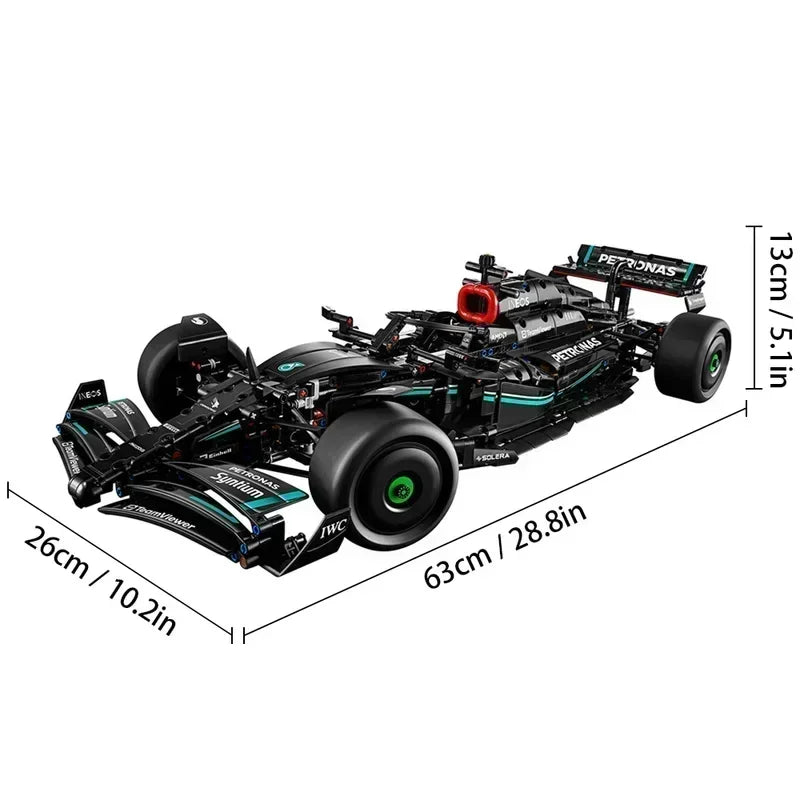 Technical F1 W14 E Performance Speed Car Building Blocks