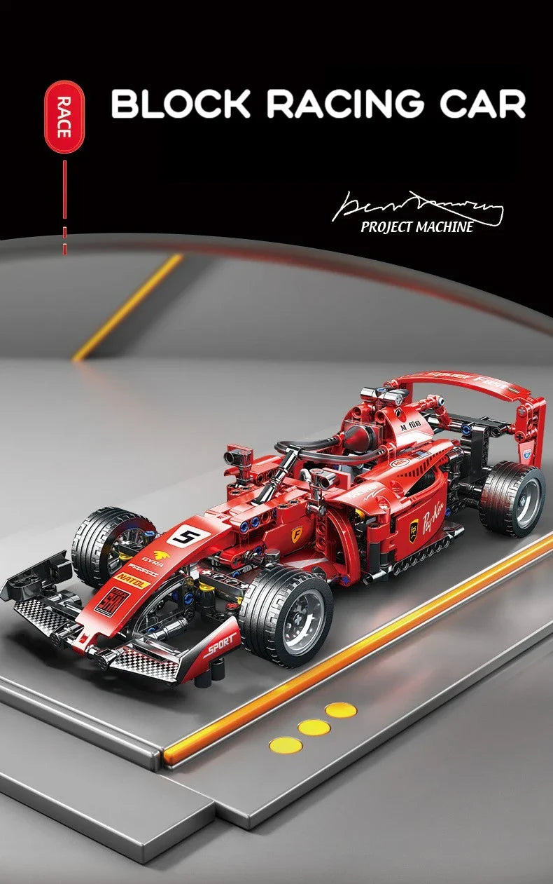 Technical F1 W14 E Performance Speed Car Building Blocks