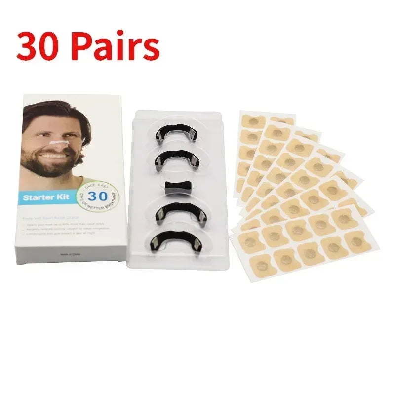 Sport Nasal Dilator Sleep Nasal Breathing Dilators Starter Kit Nose Breathe Strips Magnetic Nasal Strips Reduce Snoring